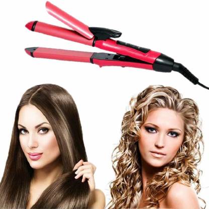 Xydrozen ®Hair Straightener And Curler For Women With Ceramic Plate -  178GF5 ®Hair Straightener And Curler For Women With Ceramic Plate - 178GF5  Hair Styler - Xydrozen : 
