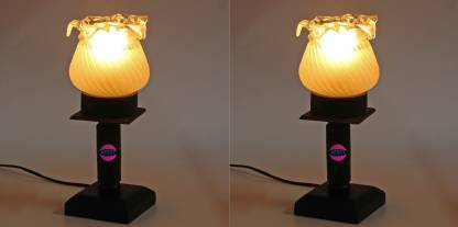 1st Time Decorative Wood Table Lamp, 60 Watt Incandescent Table Lamp
