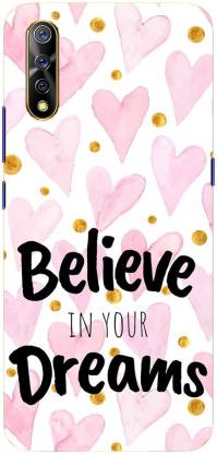 NDCOM Back Cover for VIVO S1 Believe In Your Dreams Quote Printed