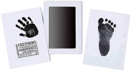 Grab Classy Baby Handprint And Baby Footprint Ink Pad With Imprint Cards Album Price In India Buy Grab Classy Baby Handprint And Baby Footprint Ink Pad With Imprint Cards Album Online