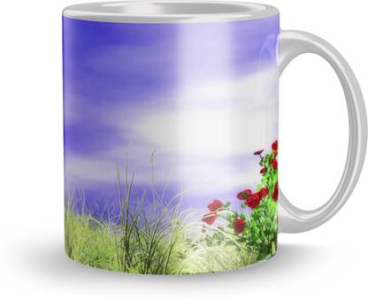 THE NK Store Nature Wallpaper Printed Colourful Design Coffee And Tea 320ml  948 Ceramic Coffee Mug Price in India - Buy THE NK Store Nature Wallpaper  Printed Colourful Design Coffee And Tea