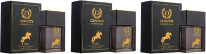 DENVER Sporting Club Rider Perfume 60 ML Each (Pack of 3) Perfume  -  180 ml