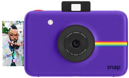 Polaroid Snap Instant Camera (Purple) with ZINK Zero Ink Printing Technology Instant Camera