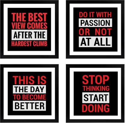 Motivational Quotes wall Frame - Wall Decors Item for Office