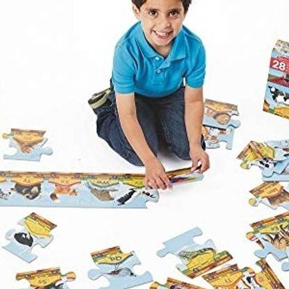 Melissa Doug 6 Pack Floor Puzzle Alphabet Train
