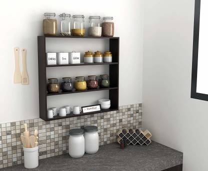 Stylewud Kitchen Wall Shelf, Kitchen Cabinet Shelf Racks