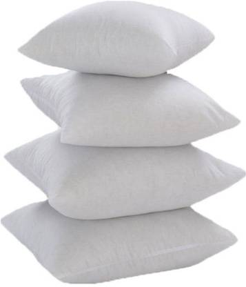 Soft Touch Polyester Fibre Solid Bed/Sleeping Pillow Pack of 4