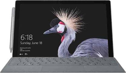 (Refurbished) MICROSOFT Surface Pro Core m3 7th Gen - (4 GB/128 GB SSD/Windows 10 Pro) M1796 2 in 1 Laptop