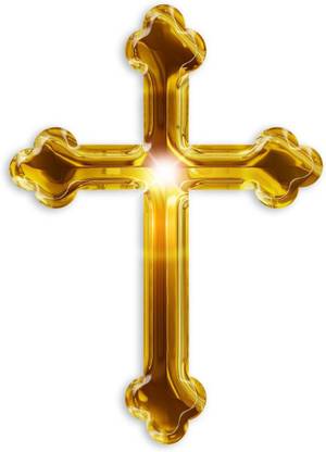 KD golden cross Sticker Poster|christian religion|Jesus christ  poster|size:12x18 inch Paper Print - Religious posters in India - Buy art,  film, design, movie, music, nature and educational paintings/wallpapers at  Flipkart.com