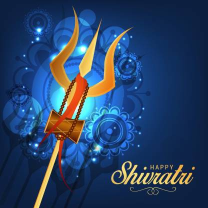 KD blue background mahashivratri Sticker Poster|hindu god|religious poster  Paper Print - Religious posters in India - Buy art, film, design, movie,  music, nature and educational paintings/wallpapers at 