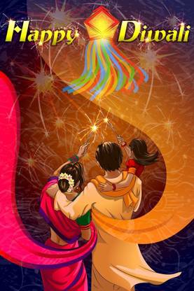 KD firecracke on Happy Diwali Sticker Poster|Diwali Poster Paper Print - Religious posters in India - Buy art, film, design, movie, music, nature and educational paintings/wallpapers at KD firecracke on Happy Diwali Sticker Poster|Diwali Poster Paper Print - Religious posters in India - Buy art, film, design, movie, music, nature and educational paintings/wallpapers at