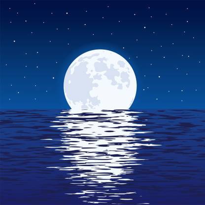 Beautiful Moon With Star Moon Quotes Wall Poster Romantic Poster Moon Poster Paper Print Paper Print Decorative Posters In India Buy Art Film Design Movie Music Nature And Educational Paintings Wallpapers At Flipkart Com