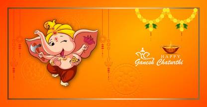 baby ganesha happy ganesh chaturthi M |festival poster Paper Print - Religious posters in India - Buy art, film, design, movie, music, nature and educational paintings/wallpapers at baby ganesha happy ganesh chaturthi M |festival poster Paper Print - Religious posters in India - Buy art, film, design, movie, music, nature and educational paintings/wallpapers at