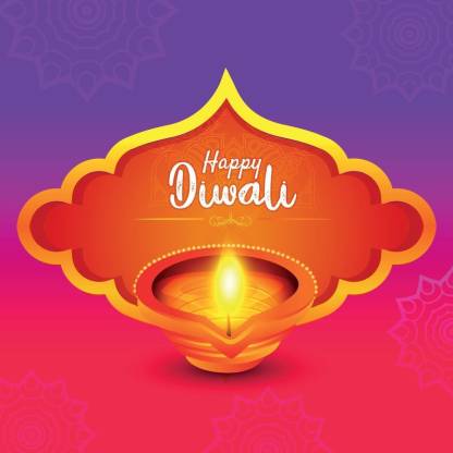 KD happy diwali pink background M Sticker Poster|Diwali Paper Print -  Religious posters in India - Buy art, film, design, movie, music, nature  and educational paintings/wallpapers at 