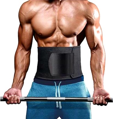 Hombres Cintura Slimming Trimmer Cinturón Abdominal Músculo Espalda Partidario Belt Waist