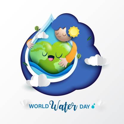 world water day cute baby sticker poster|save water quotes|environment  poster|slogans|size:12x18 inch|multicolor Paper Print - Nature posters in  India - Buy art, film, design, movie, music, nature and educational  paintings/wallpapers at 