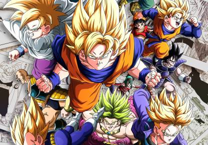 Kd Z Charactersz Characters Sticker Poster Dragon Ball Z Poster Anime Poster Size 12x18 Inch Multicolor Paper Print Animation Cartoons Posters In India Buy Art Film Design Movie Music Nature And Educational Paintings Wallpapers At