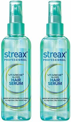 Streax Professional Vitariche Gloss Hair Serum 200ml Pack Of 2 Price In India Buy Streax Professional Vitariche Gloss Hair Serum 200ml Pack Of 2 Online In India Reviews Ratings Features Flipkart Com