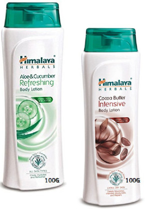 cocoa butter and aloe vera lotion