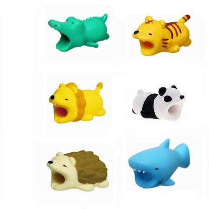 Flavo Animals cable bite (pack of 6) Cable Protector Price in India - Buy Flavo Animals cable bite (pack of 6) Cable Protector online at Flavo Animals cable bite (pack of 6) Cable Protector Price in India - Buy Flavo Animals cable bite (pack of 6) Cable Protector online at