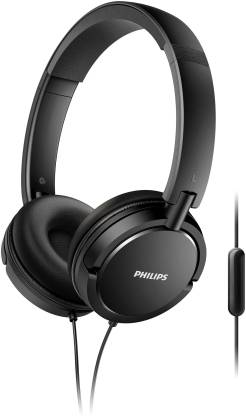 Philips SHL5005/00 Wired Headset with Mic  (Black, On the Ear) thumbnail