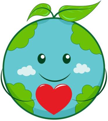 cute cartoon Earth sticker poster|save earth|save nature|globar  warming|multicolor Paper Print - Nature posters in India - Buy art, film,  design, movie, music, nature and educational paintings/wallpapers at  