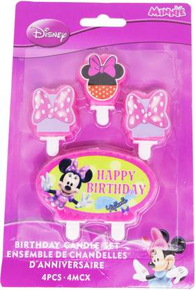 Funcart Minnie Mouse Happy Birthday Candle 4pcs Pack Candle Price In India Buy Funcart Minnie Mouse Happy Birthday Candle 4pcs Pack Candle Online At Flipkart Com