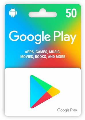Google Play Gift Card for Android Price in India - Buy Google ...