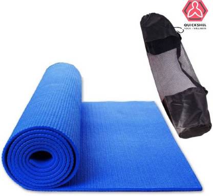 Quick Shel BLUE 6MM 009 Blue 6 mm Yoga Mat