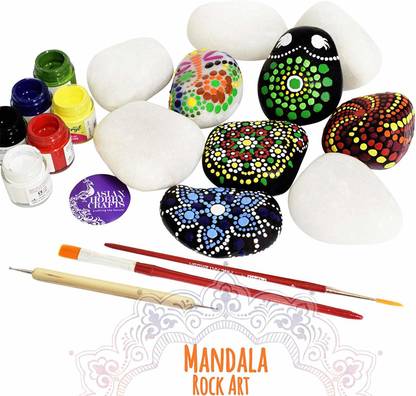 Asian Hobby Crafts White Rocks Acrylic Paint Dotting Tool Paint Brush White Rocks Acrylic Paint Dotting Tool Paint Brush Shop For Asian Hobby Crafts Products In India Flipkart Com
