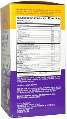 Country Life Ultra Concentrated Omega 3-6-9 Complete, Natural Lemon, 90  Softgels Price in India - Buy Country Life Ultra Concentrated Omega 3-6-9  Complete, Natural Lemon, 90 Softgels online at Flipkart.com