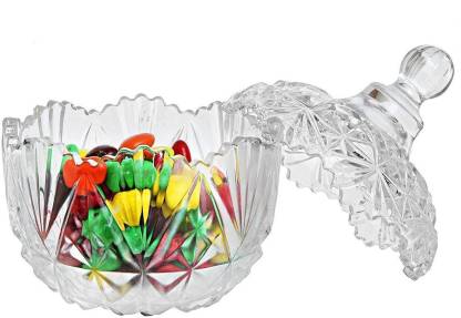 Details about   Sweets & Treats Bowl with Lid Small Round 5 Inch Ball Plastic Candy Dish