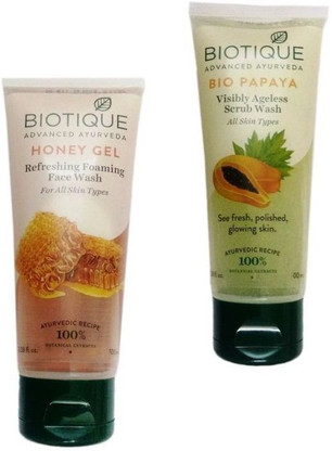 papaya foaming face wash