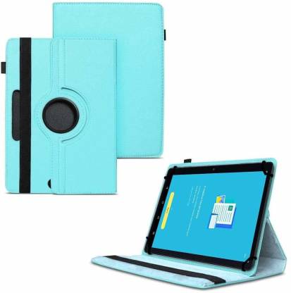 TGK Flip Cover for DOMO Slate SL35 10.1 inch Tablet with Rotating Leather Stand Case