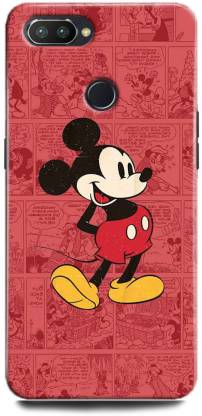 FIKORA Back Cover for OPPO F9/CPH1881 MICKEY MOUSE PRINTED