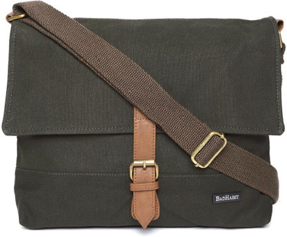 Olive green messenger bag clearance