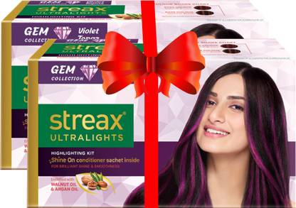 Streax Ultralights Highlighting Kit Gem Collection - Purple Topaz , Purple  Topaz - Price in India, Buy Streax Ultralights Highlighting Kit Gem  Collection - Purple Topaz , Purple Topaz Online In India,