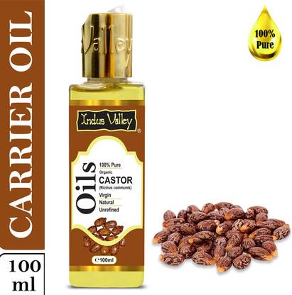 Indus Valley Pure And Natural Castor Carrier Oil For Hair Regrowth Buy Baby Care Products In India Flipkart Com