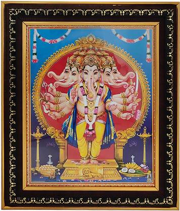 Puja N Pujari Panchamukhi Ganesha Photo Frame for Wall Hanging and Pooja Room Religious Frame Price in India - Buy Puja N Pujari Panchamukhi Ganesha Photo Frame for Wall Hanging and Pooja Puja N Pujari Panchamukhi Ganesha Photo Frame for Wall Hanging and Pooja Room Religious Frame Price in India - Buy Puja N Pujari Panchamukhi Ganesha Photo Frame for Wall Hanging and Pooja