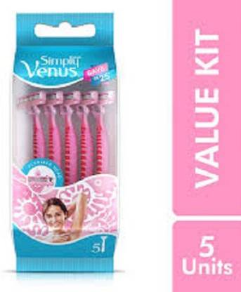 Gillette Simply Venus Hair Removal Razors for Women - Price in India, Buy  Gillette Simply Venus Hair Removal Razors for Women Online In India,  Reviews, Ratings & Features 
