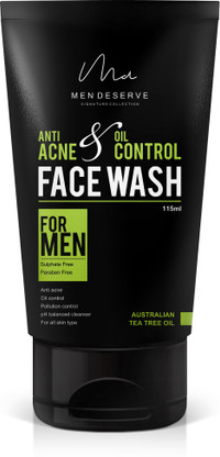 paraben free face wash for men