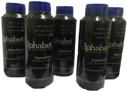 Alphabet Laserjet Black Ink Toner Powder Alphabet Flipkart Com
