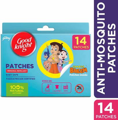 Godrej Good Knight Patches Personal Mosquito Repellent - 14 Patches (Pack of 3)