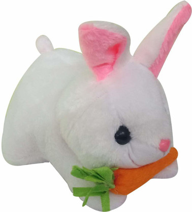 rabbit with carrot soft toy