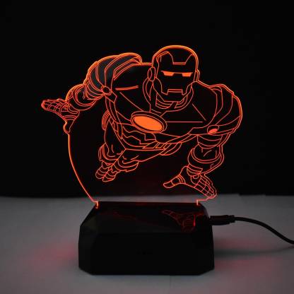 Zesta Superhero Edition Ironman Design, Iron Man Table Lamp