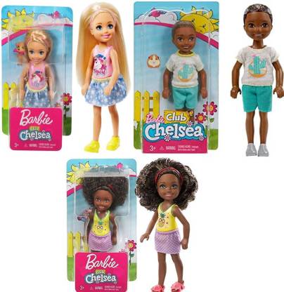 Supermarkt Aanzienlijk Defilé BARBIE Club Chelsea Club DWJ33 Dolls Pack of 3 - Club Chelsea Club DWJ33  Dolls Pack of 3 . Buy Blonde, African Boy, African Girl toys in India. shop  for BARBIE products