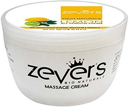 zevers facial massage cream
