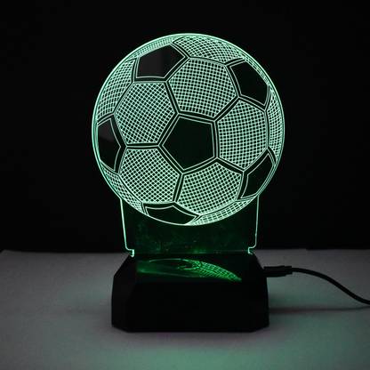 Zesta 3d Led Football Design Night Table Lamp In India At Flipkart Com Zesta 3d Led Football, Football Floor Lamp