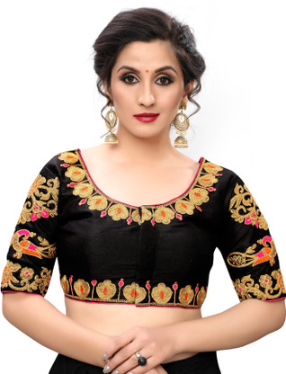 Buy Women Round Neck Half Sleeve Blouse 