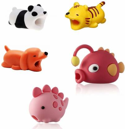 AZACUS Cute Animals Cable Bites Charger Cord Saver Animal Charger for  Cellphone Charging Cable Protector Cable Protector Price in India - Buy  AZACUS Cute Animals Cable Bites Charger Cord Saver Animal Charger